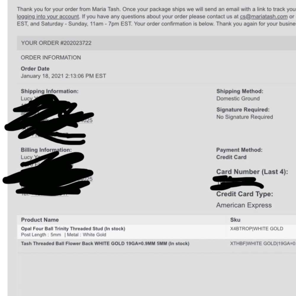 Maria Tash Trinity Opal Threaded Stud - image 5